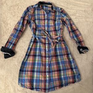 U.S. Polo Assn. Multicolor Plaid Shirt dress